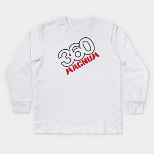 360 Magnum - Badge Design Kids Long Sleeve T-Shirt